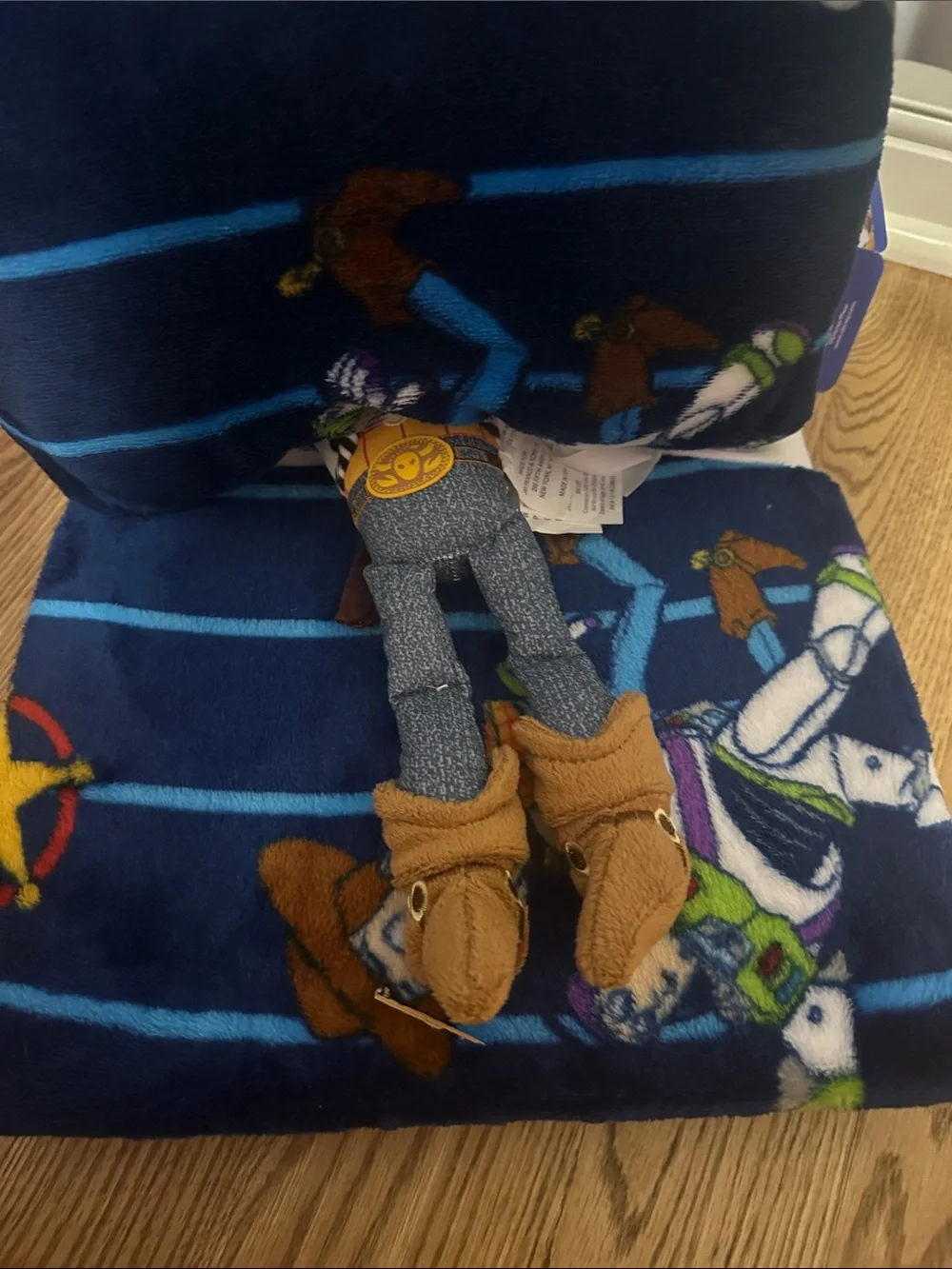 Disney Pixar Toy Story Kids Travel Blanket and Pillow Set, 3 Piece 40x50 *NEW